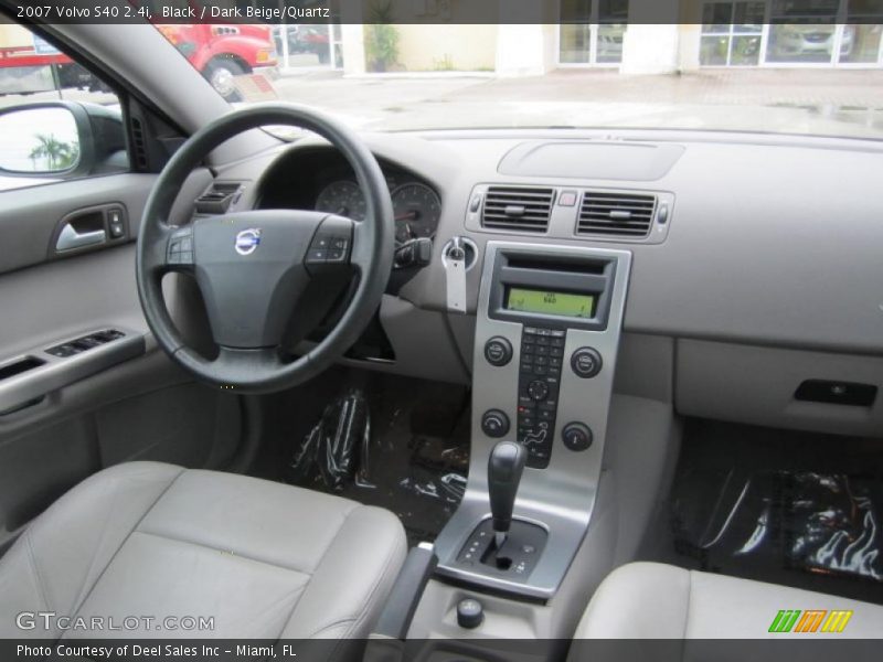Black / Dark Beige/Quartz 2007 Volvo S40 2.4i