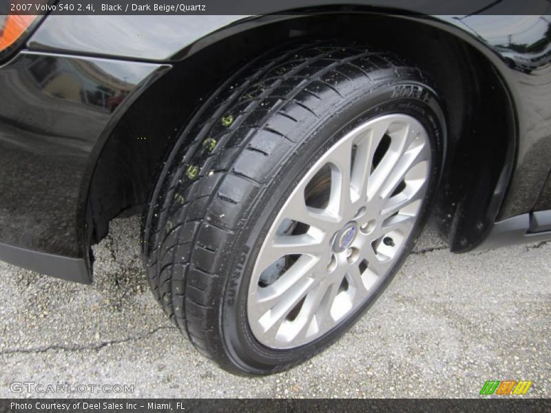 Black / Dark Beige/Quartz 2007 Volvo S40 2.4i