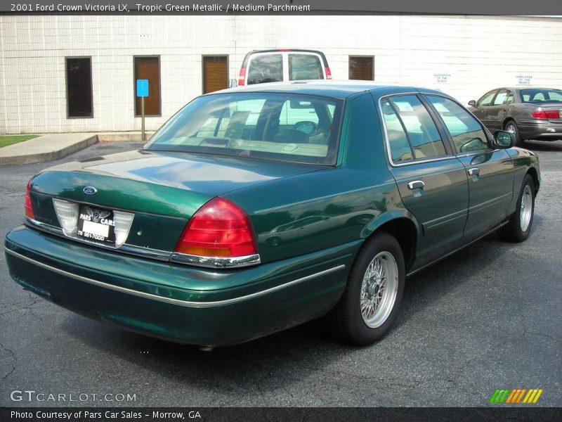 Tropic Green Metallic / Medium Parchment 2001 Ford Crown Victoria LX