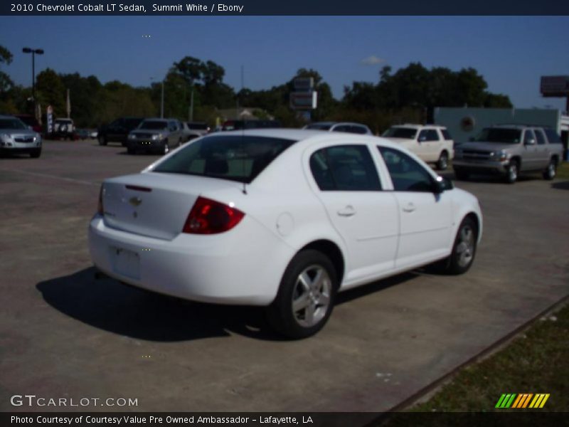 Summit White / Ebony 2010 Chevrolet Cobalt LT Sedan
