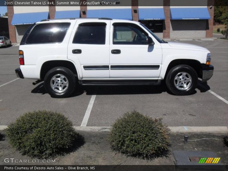 Summit White / Gray/Dark Charcoal 2005 Chevrolet Tahoe LS 4x4