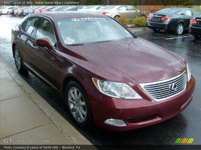 Noble Spinel Mica / Cashmere 2007 Lexus LS 460