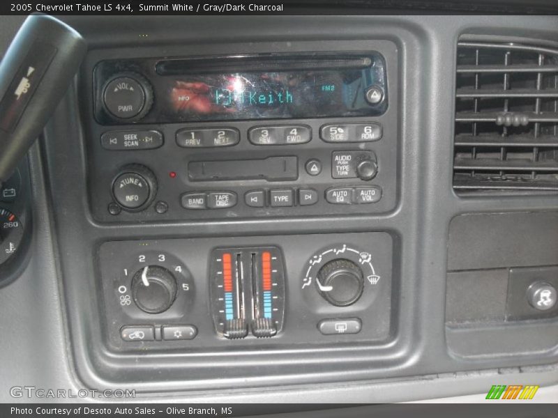 Summit White / Gray/Dark Charcoal 2005 Chevrolet Tahoe LS 4x4