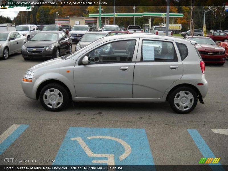 Galaxy Silver Metallic / Gray 2004 Chevrolet Aveo Hatchback