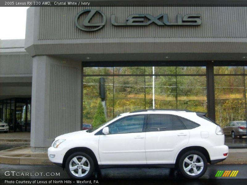 Crystal White / Ivory 2005 Lexus RX 330 AWD