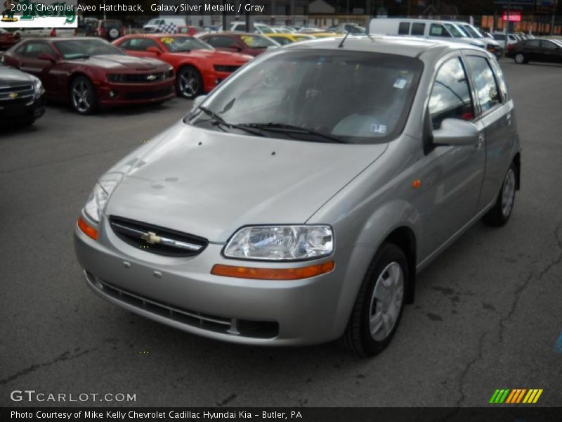 Galaxy Silver Metallic / Gray 2004 Chevrolet Aveo Hatchback