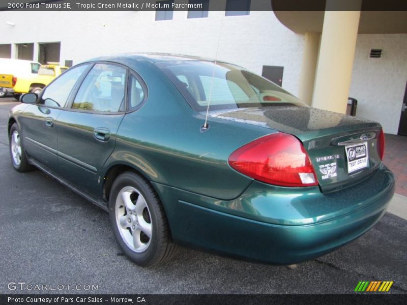 Tropic Green Metallic / Medium Parchment 2000 Ford Taurus SE