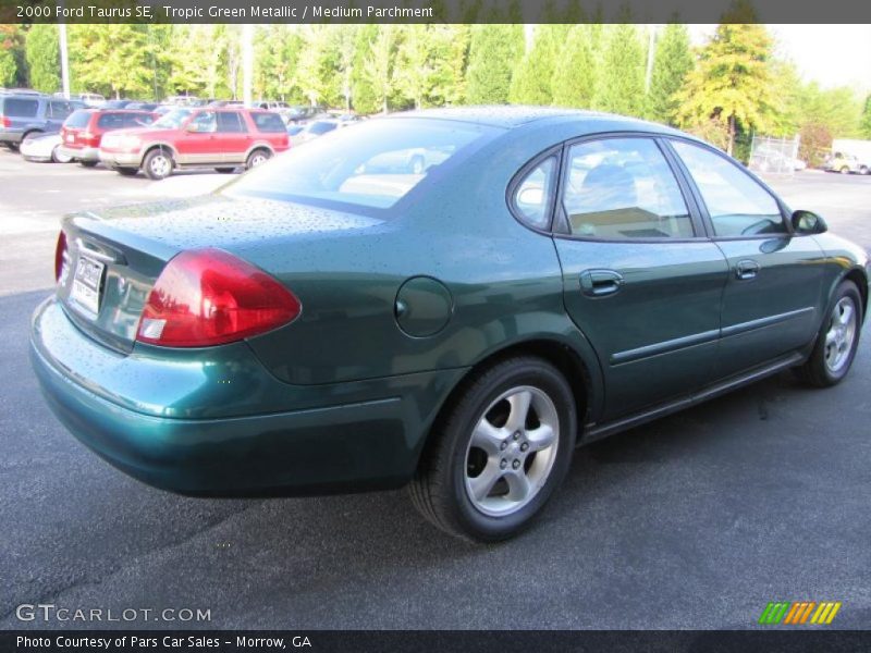 Tropic Green Metallic / Medium Parchment 2000 Ford Taurus SE