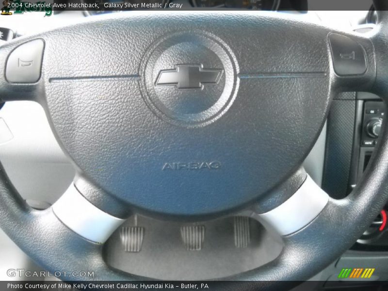 Galaxy Silver Metallic / Gray 2004 Chevrolet Aveo Hatchback