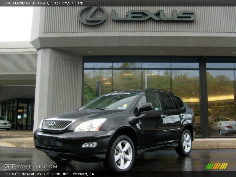 Black Onyx / Black 2008 Lexus RX 350 AWD