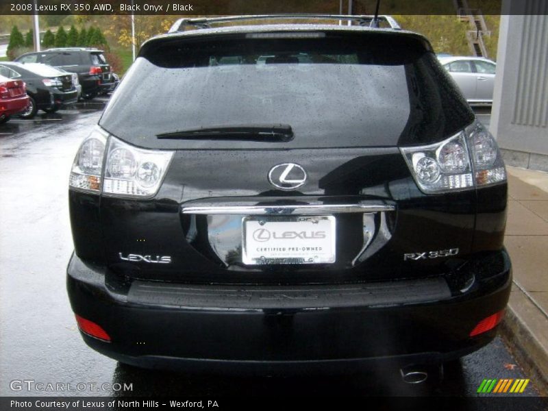 Black Onyx / Black 2008 Lexus RX 350 AWD