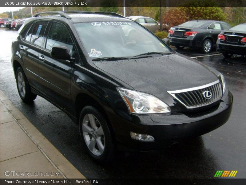 Black Onyx / Black 2008 Lexus RX 350 AWD