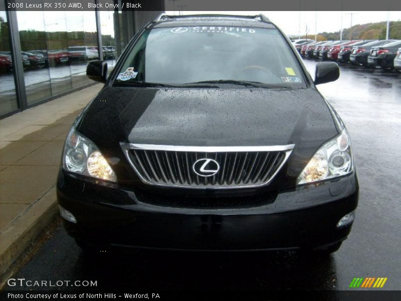 Black Onyx / Black 2008 Lexus RX 350 AWD