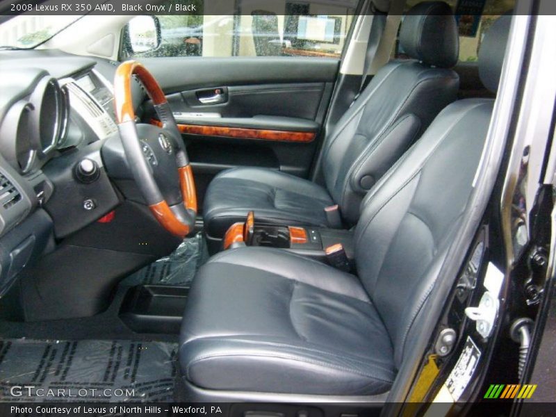 Black Onyx / Black 2008 Lexus RX 350 AWD