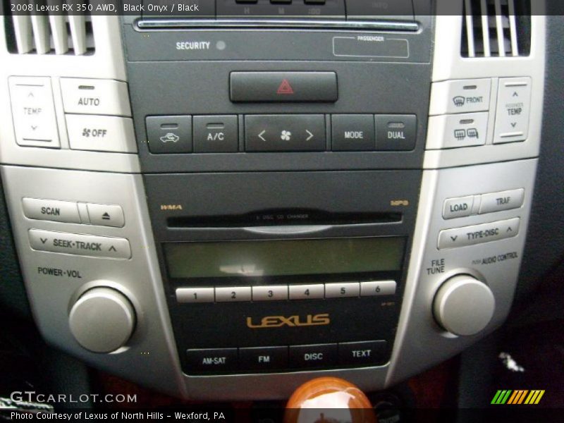 Black Onyx / Black 2008 Lexus RX 350 AWD