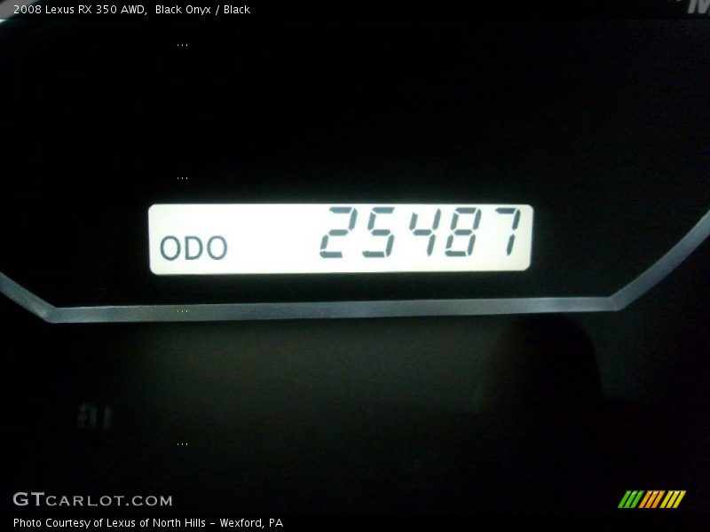 Black Onyx / Black 2008 Lexus RX 350 AWD