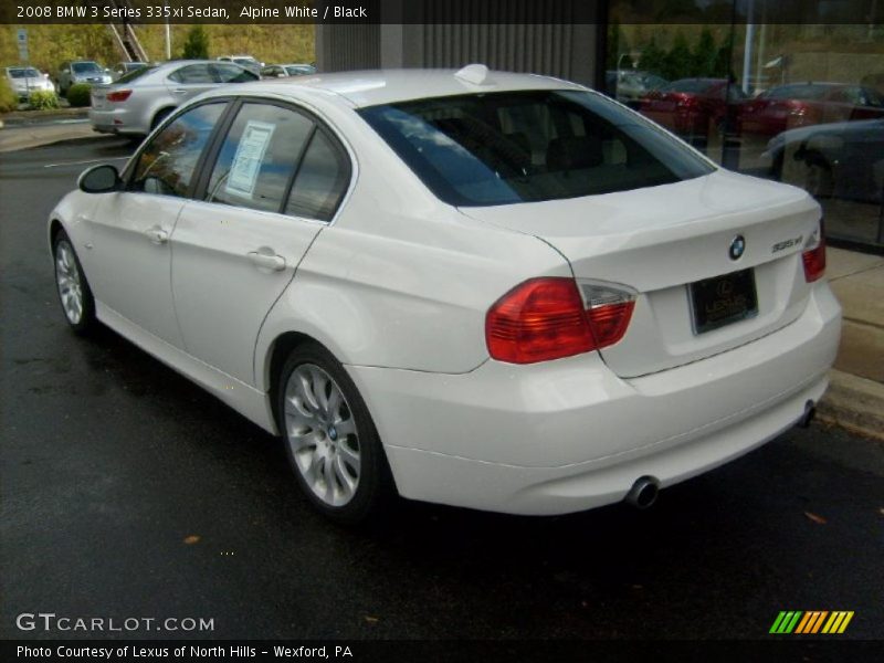 Alpine White / Black 2008 BMW 3 Series 335xi Sedan