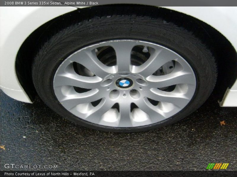 Alpine White / Black 2008 BMW 3 Series 335xi Sedan