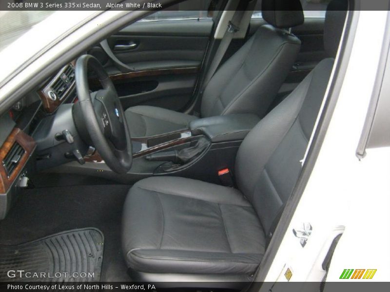 Alpine White / Black 2008 BMW 3 Series 335xi Sedan