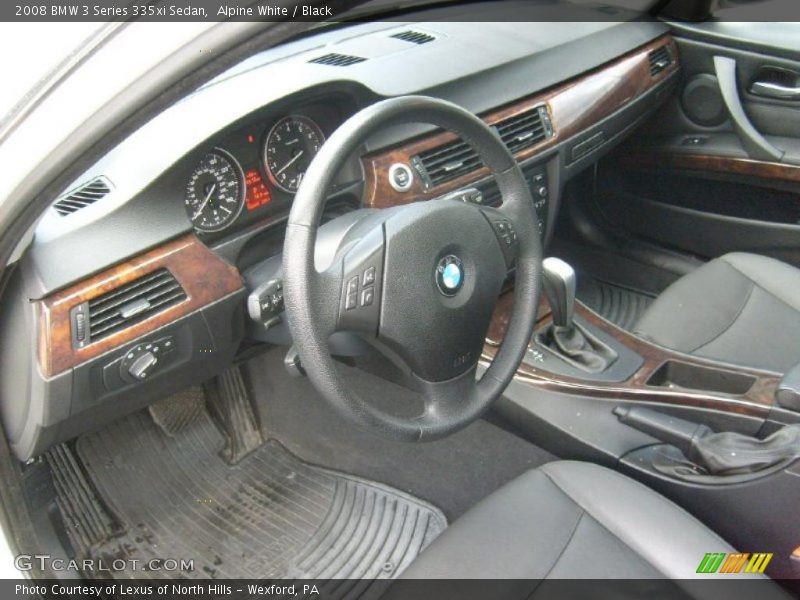 Alpine White / Black 2008 BMW 3 Series 335xi Sedan