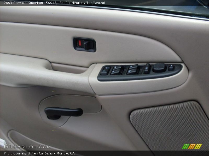 Redfire Metallic / Tan/Neutral 2003 Chevrolet Suburban 1500 LS