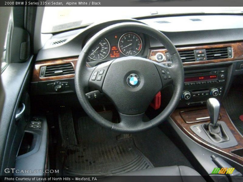 Alpine White / Black 2008 BMW 3 Series 335xi Sedan