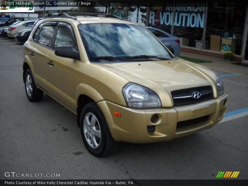 Golden Sand / Beige 2005 Hyundai Tucson GL