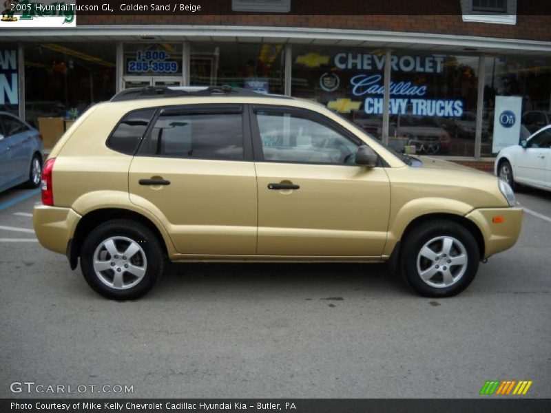 Golden Sand / Beige 2005 Hyundai Tucson GL