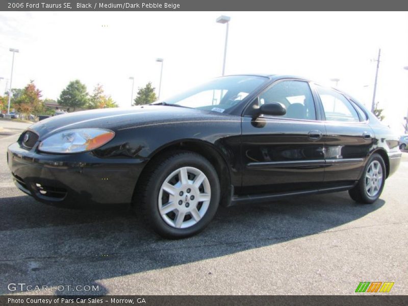 Black / Medium/Dark Pebble Beige 2006 Ford Taurus SE