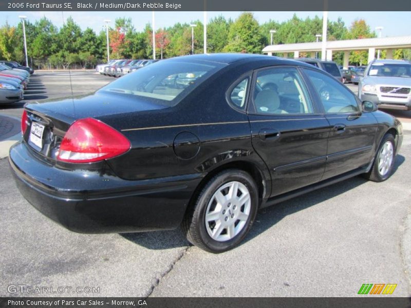 Black / Medium/Dark Pebble Beige 2006 Ford Taurus SE