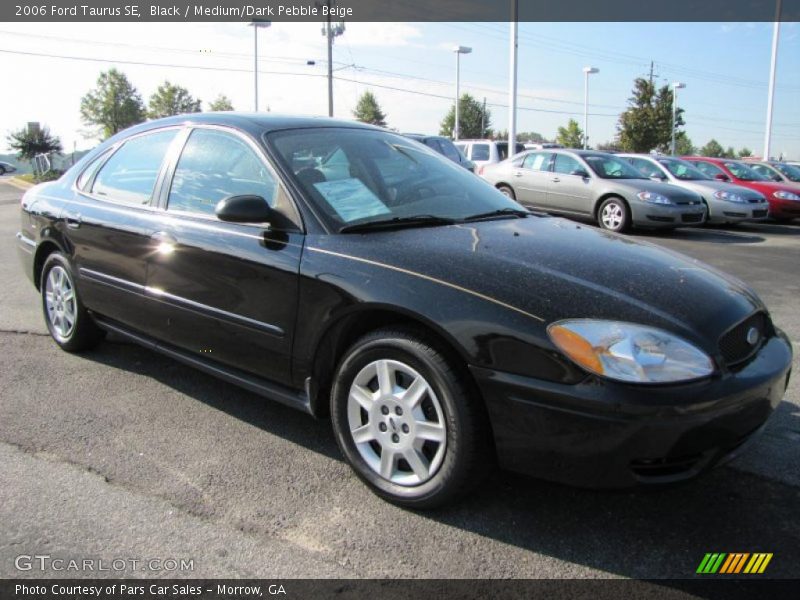 Black / Medium/Dark Pebble Beige 2006 Ford Taurus SE