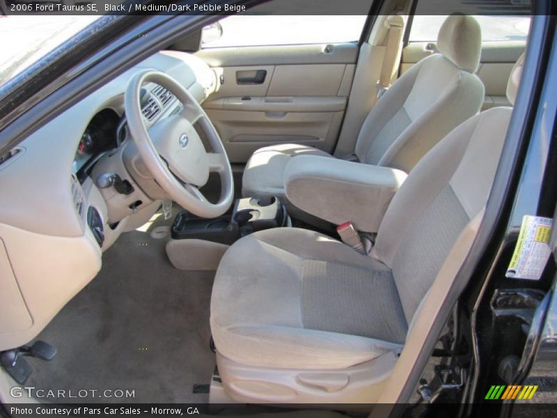 Black / Medium/Dark Pebble Beige 2006 Ford Taurus SE