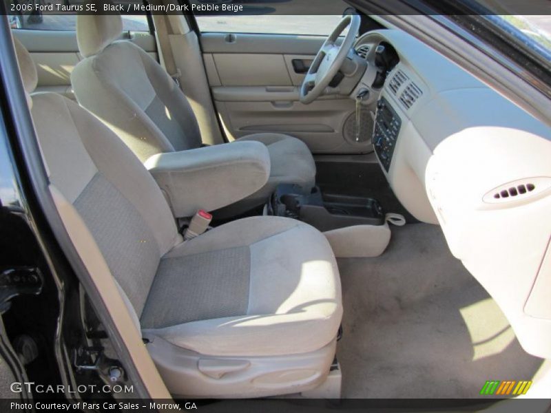 Black / Medium/Dark Pebble Beige 2006 Ford Taurus SE