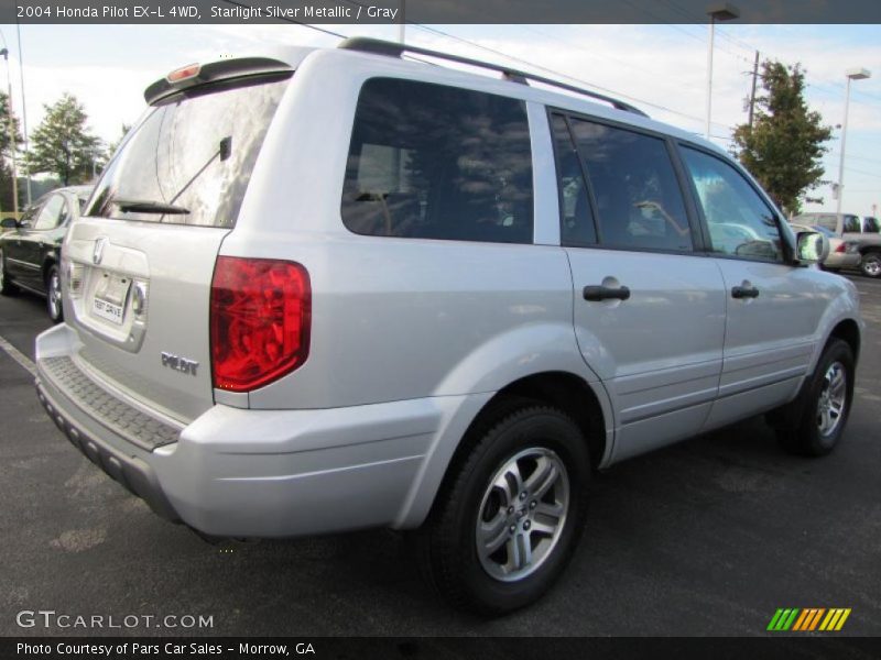 Starlight Silver Metallic / Gray 2004 Honda Pilot EX-L 4WD