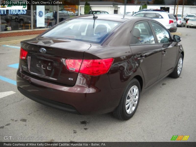 Dark Cherry / Coffee 2010 Kia Forte EX