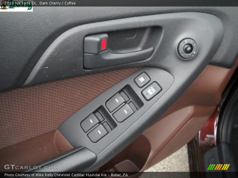 Dark Cherry / Coffee 2010 Kia Forte EX