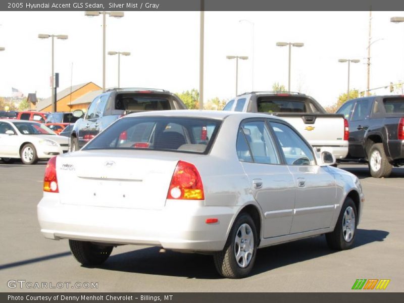 Silver Mist / Gray 2005 Hyundai Accent GLS Sedan