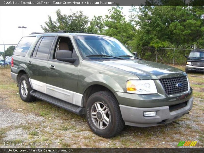 Estate Green Metallic / Medium Parchment 2003 Ford Expedition XLT 4x4