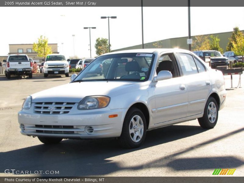 Silver Mist / Gray 2005 Hyundai Accent GLS Sedan
