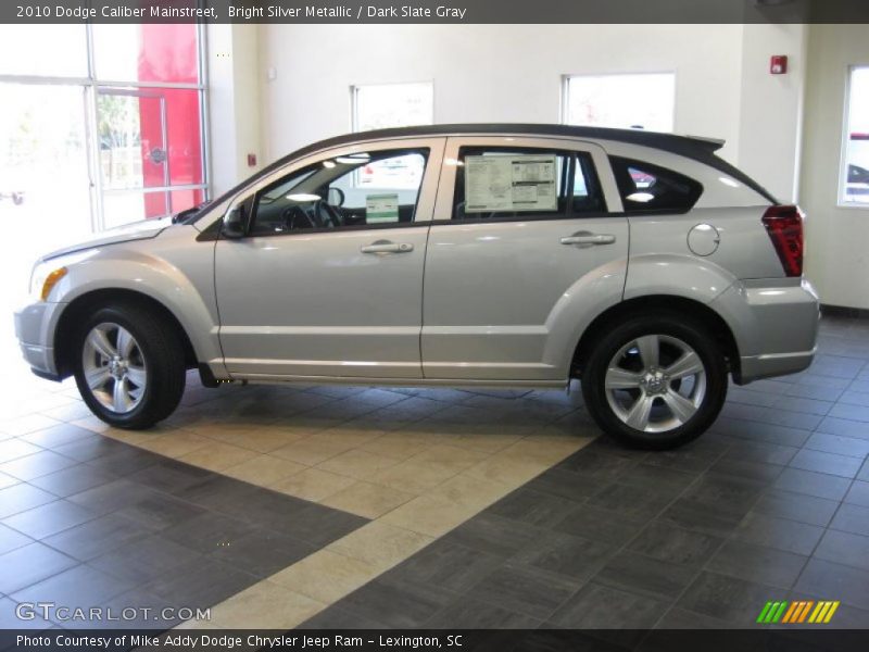 Bright Silver Metallic / Dark Slate Gray 2010 Dodge Caliber Mainstreet