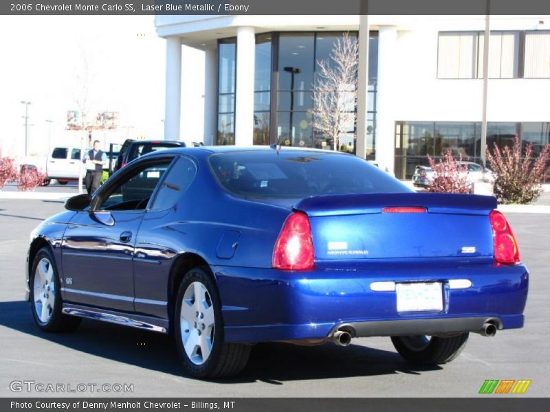 Laser Blue Metallic / Ebony 2006 Chevrolet Monte Carlo SS