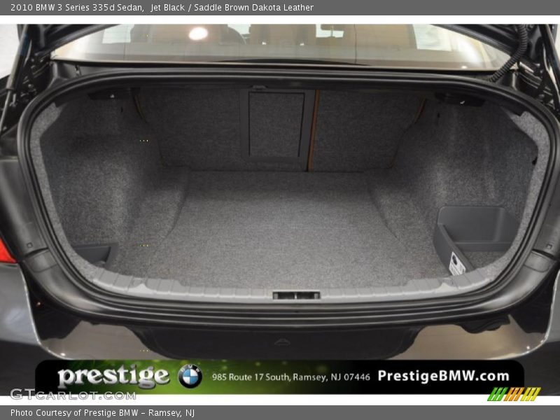 Jet Black / Saddle Brown Dakota Leather 2010 BMW 3 Series 335d Sedan