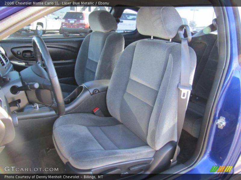  2006 Monte Carlo SS Ebony Interior