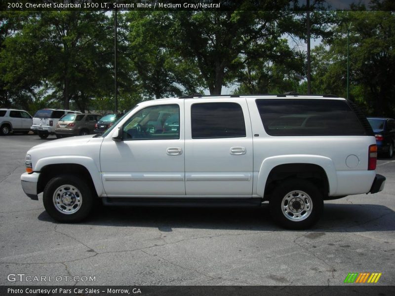 Summit White / Medium Gray/Neutral 2002 Chevrolet Suburban 1500 LT