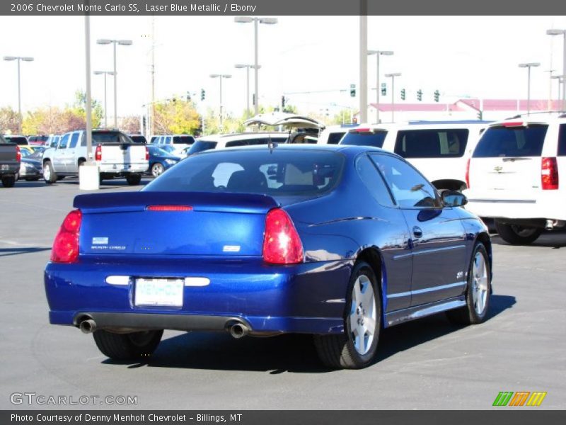 Laser Blue Metallic / Ebony 2006 Chevrolet Monte Carlo SS