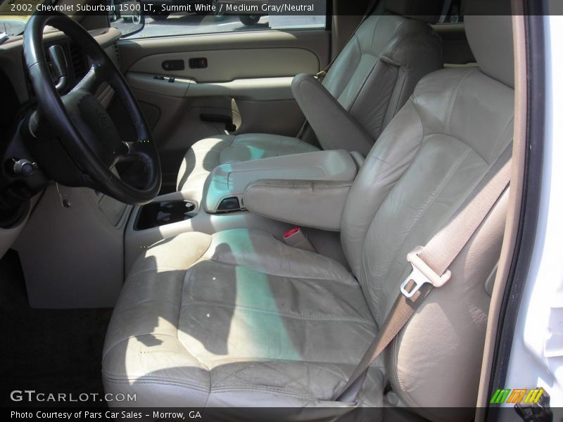 Summit White / Medium Gray/Neutral 2002 Chevrolet Suburban 1500 LT