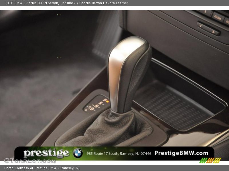Jet Black / Saddle Brown Dakota Leather 2010 BMW 3 Series 335d Sedan