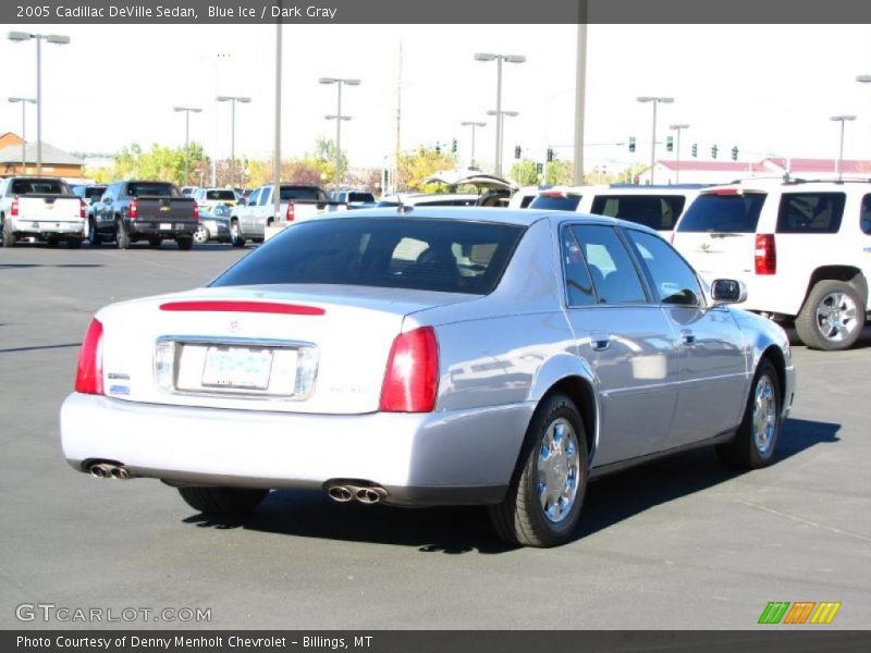 Blue Ice / Dark Gray 2005 Cadillac DeVille Sedan