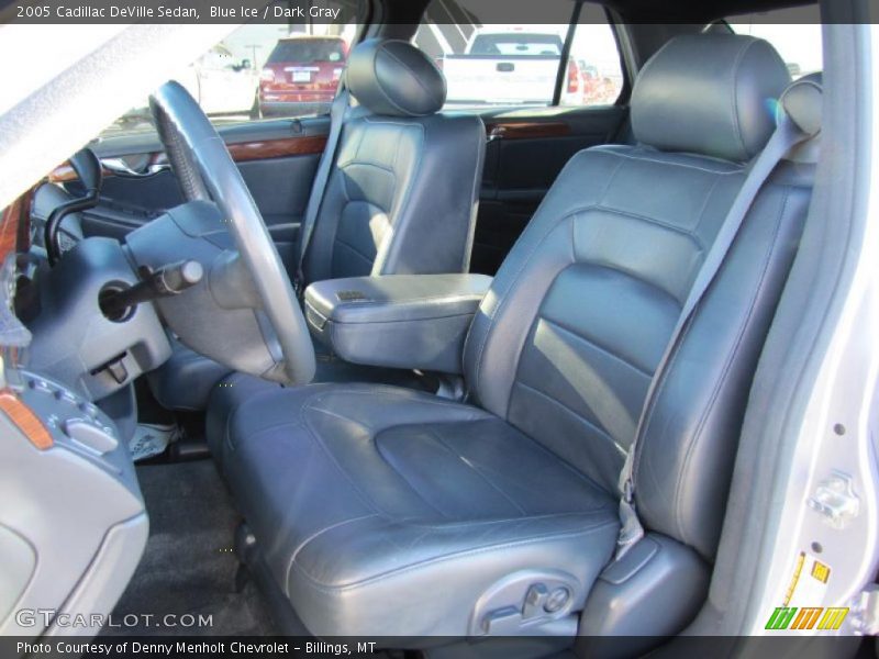 Blue Ice / Dark Gray 2005 Cadillac DeVille Sedan