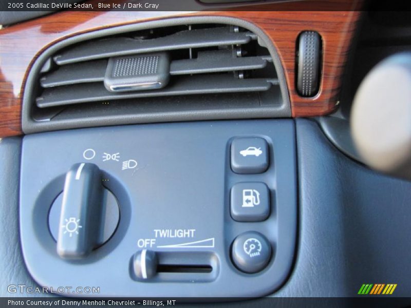 Blue Ice / Dark Gray 2005 Cadillac DeVille Sedan